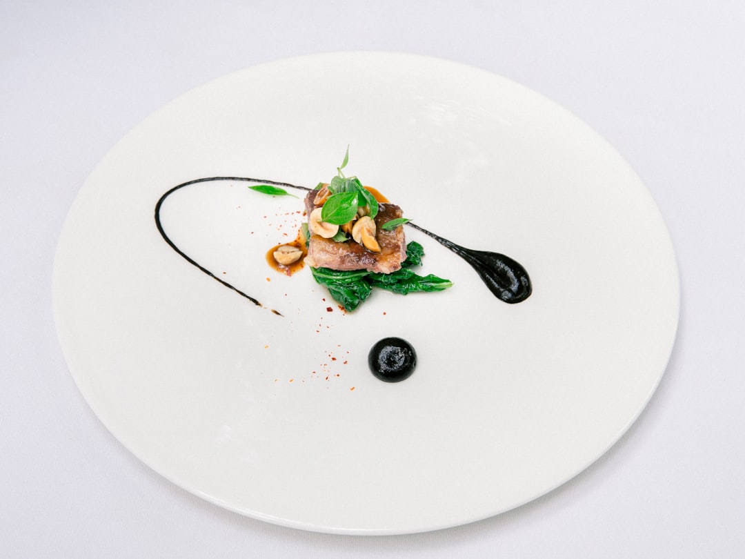 Exquisite fine dining food plating representing culinary craft and visual storytelling